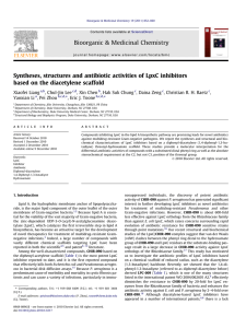 Syntheses, structures and antibiotic activities of