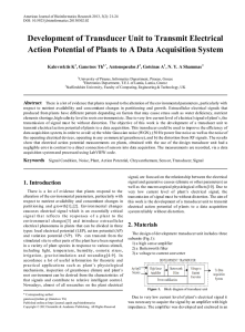 Signal Condition, Noise, Plant, Action Potential, Chrysanthemum