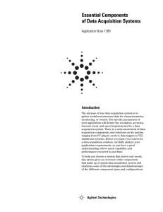 Essential Components of Data Acquisition Systems