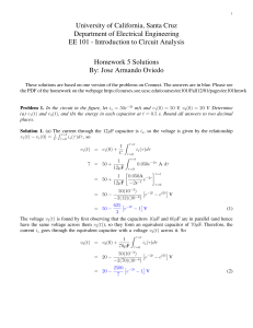 Homework 5 Solutions - Courses - University of California, Santa