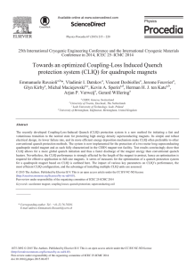 (CLIQ) for Quadrupole Magnets