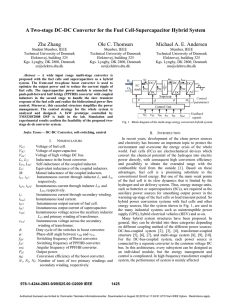 A Two-stage DC-DC Converter for the Fuel Cell