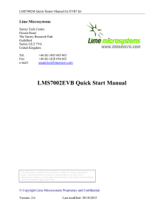 Lime Microsystems Limited