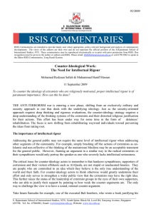 RSIS COMMENTARIES