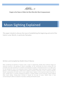 Moon Sighting Explained