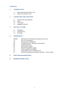 Autumn-semester lab manual