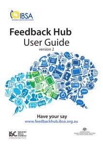 Feedback Hub User Guide