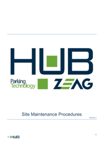Site Maintenance Procedures