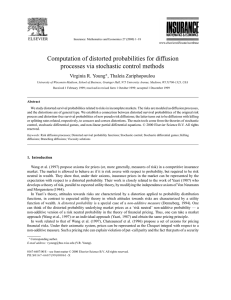Computation of distorted probabilities for diffusion processes via