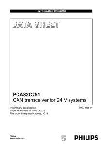 Preliminary specification