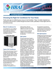 Choosing the Right Air Conditioner for Your Home