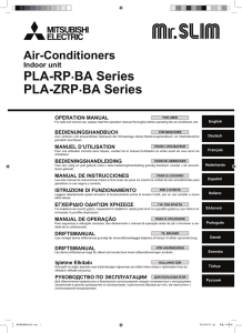 Air Conditioners Mitsubishi Electric PLA-ZRP BA, PLA