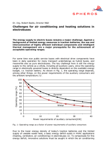 HVAC in e-buses