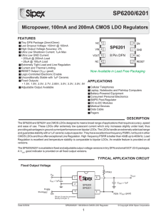 SP6200/6201 - Future Electronics