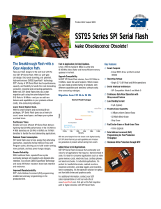 SST25 Series SPI Serial Flash
