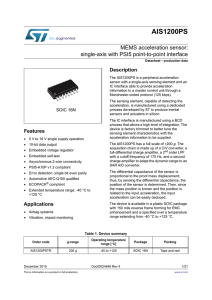 AIS1200PSTR - STMicroelectronics