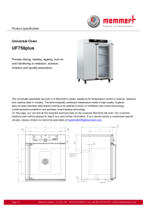 Memmert Universal Oven UF750plus