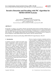 Iterative Detection and Decoding with PIC Algorithm for MIMO