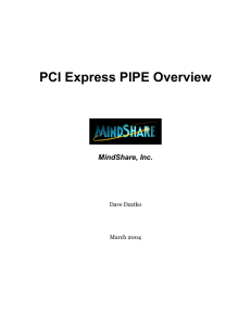 PCI Express PIPE Overview