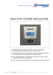 REACTIVE POWER REGULATOR