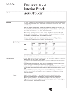 Fiberock Aqua Tough Interior Panels Installation Guide F252