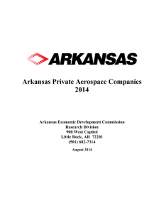 Arkansas Private Aerospace Companies 2014
