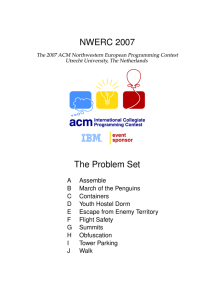 Problem B - NWERC 2007