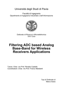 Chapter 2 The Filtering ADC - Università degli Studi di Pavia