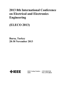 ELECO 2013 - Proceedings.com