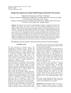 Design and Analysis of a Smart Multi Purpose Electronic Nose System