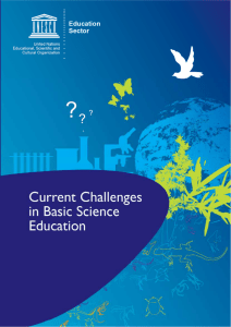 Current challenges in basic science education - unesdoc