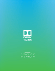 Dolby Vision White Paper