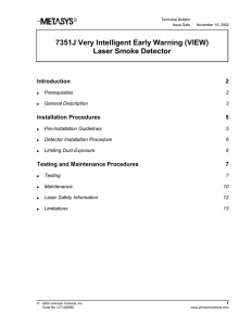 7251J Very Intelligent Early Warning