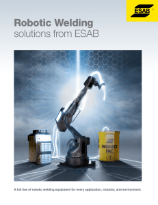 Robotic Welding solutions from ESAB