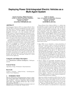 Deploying Power Grid-Integrated Electric Vehicles as a Multi