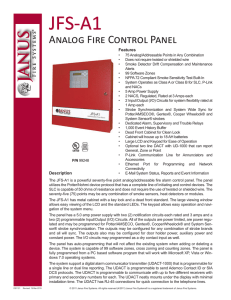 DS1121 JFS-A1 Analog Control Panel