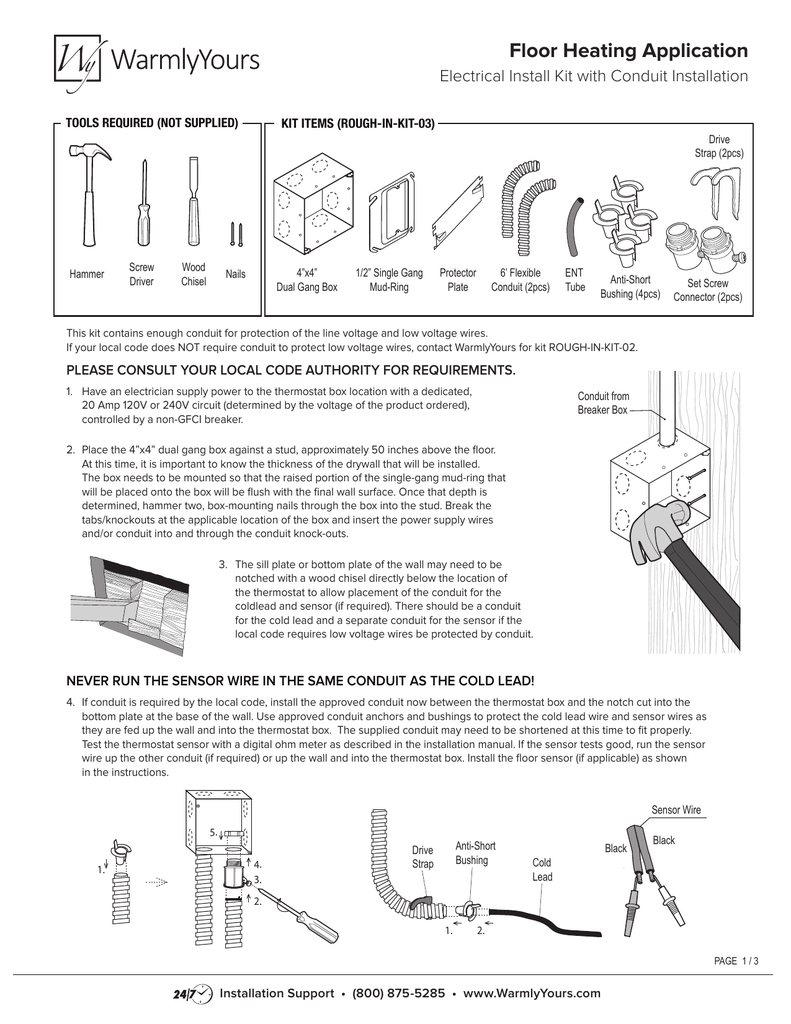 Low Voltage Conduit Fill Chart