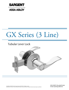 GX Series Catalog