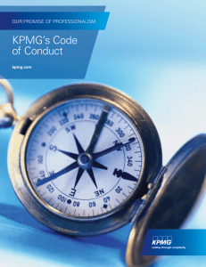KPMG`s Code of Conduct