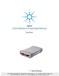 Agilent U2741A USB Modular 5.5 Digits Digital Multimeter