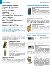 Electronics Product Brochure