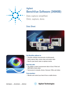 BenchVue Software (34840B)