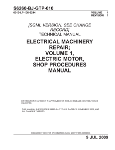 S6260-BJ-GTP-010( ELECTRICAL MACHINERY REPAIR VOLUME