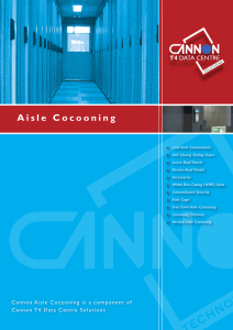 Aisle Cocooning - Cannon Technologies