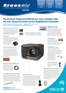 The Breezair Supercool EXS Series: now available with the new