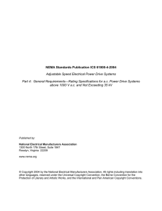 NEMA Standards Publication ICS 61800-4