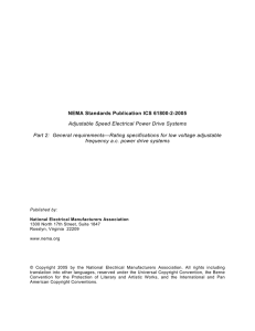 NEMA Standards Publication ICS 61800-2