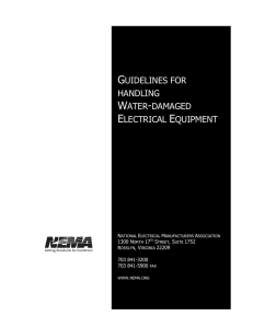Guidelines for Handling Water-Damaged Electrical Equipment (NEMA