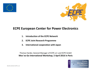 ECPE European Center for Power Electronics