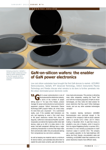 GaN-on-silicon wafers: the enabler of GaN power electronics